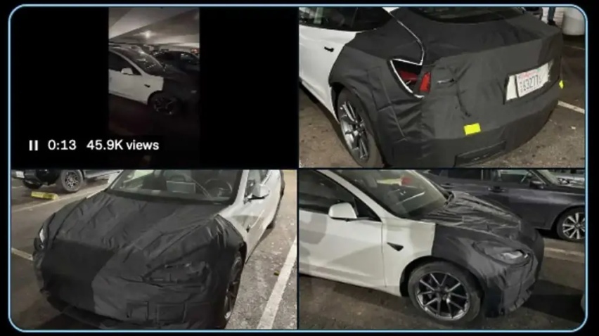 新款特斯拉Model 3路试谍照曝光，新车上市后预计价格还能降？