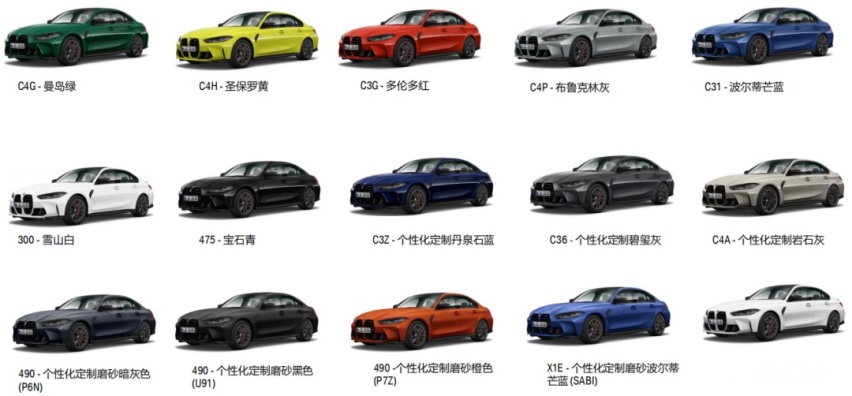 ​全新M3/M4配置解析，M碳纤维桶椅选装价是？