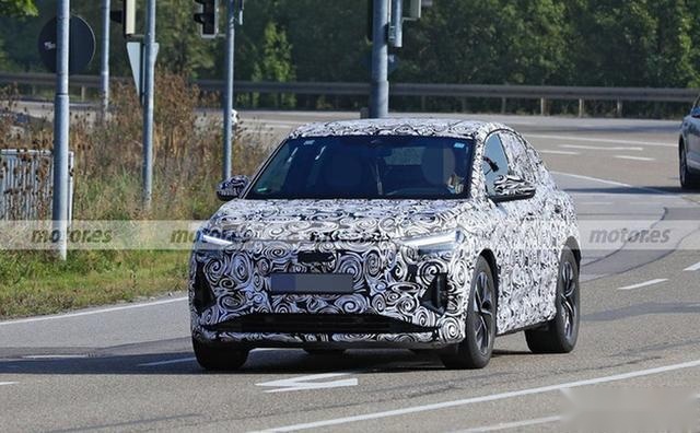 奥迪Q4 Sportback e-tron谍照首次曝光