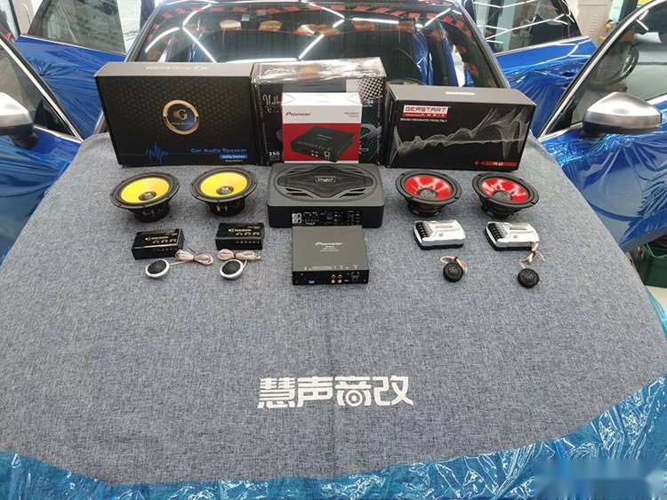 速度与激情还需要音乐，台州慧声奥迪S3汽车音响改装前后两分频