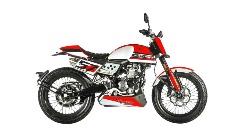 TFT全彩仪表、40mm倒叉，Flat Track 125