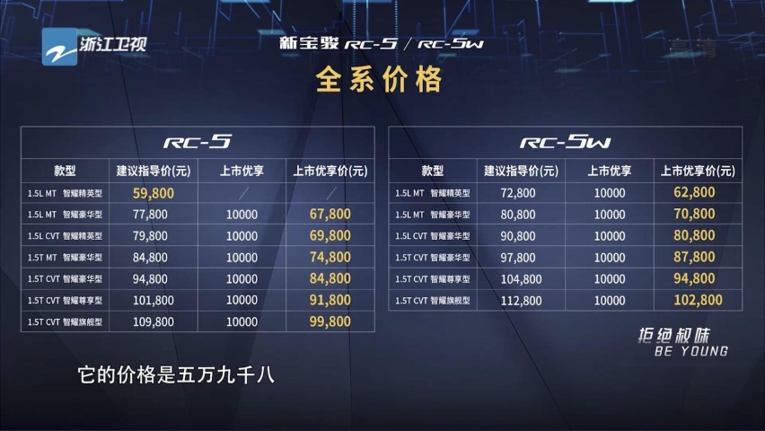 起价不足6万，轿跑/瓦罐，新宝骏RC-5/RC-5W上市