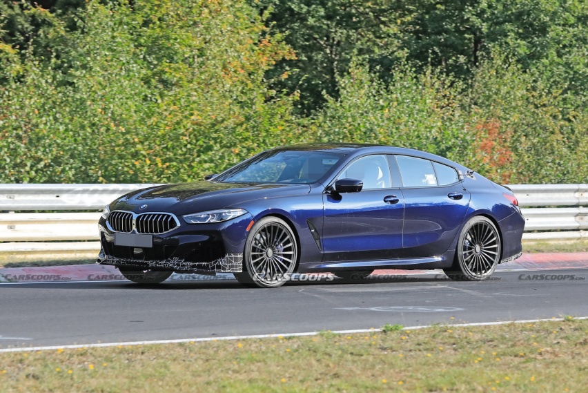 整体设计更具侵略感 2021款Alpina B8谍照曝光