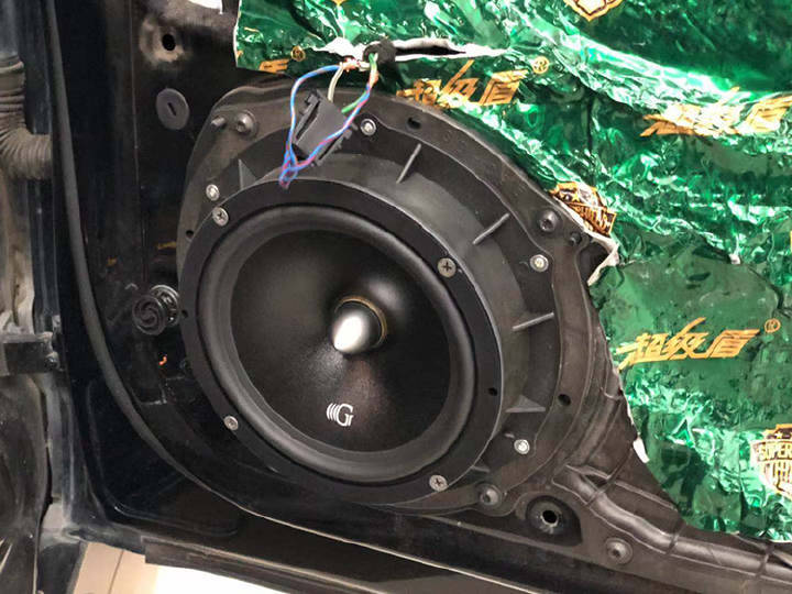 沈阳奥迪A6汽车音响隔音改装升级黄金声学GE6.2两分频套装