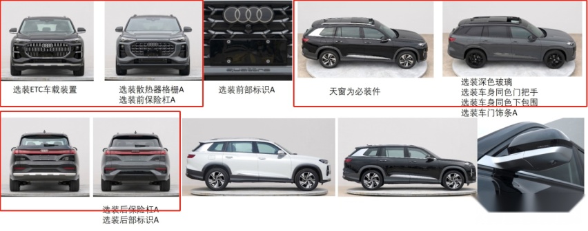 国产X5最有力的竞争对手来了 奥迪Q6申报图曝光 多少钱能接受？