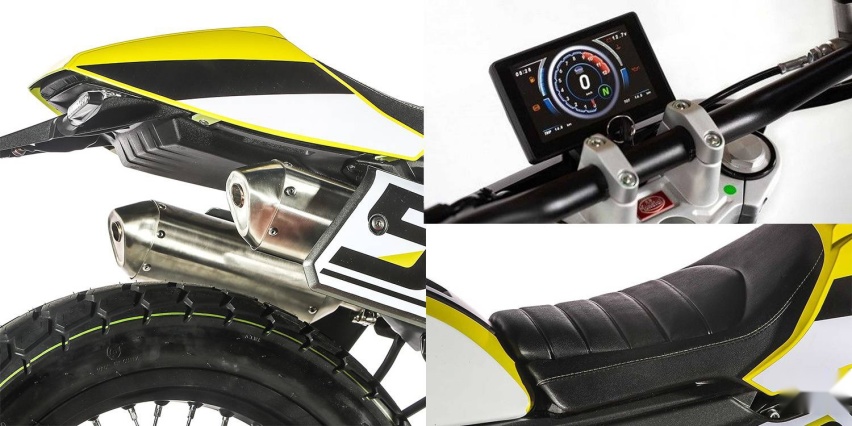 TFT全彩仪表、40mm倒叉，Flat Track 125
