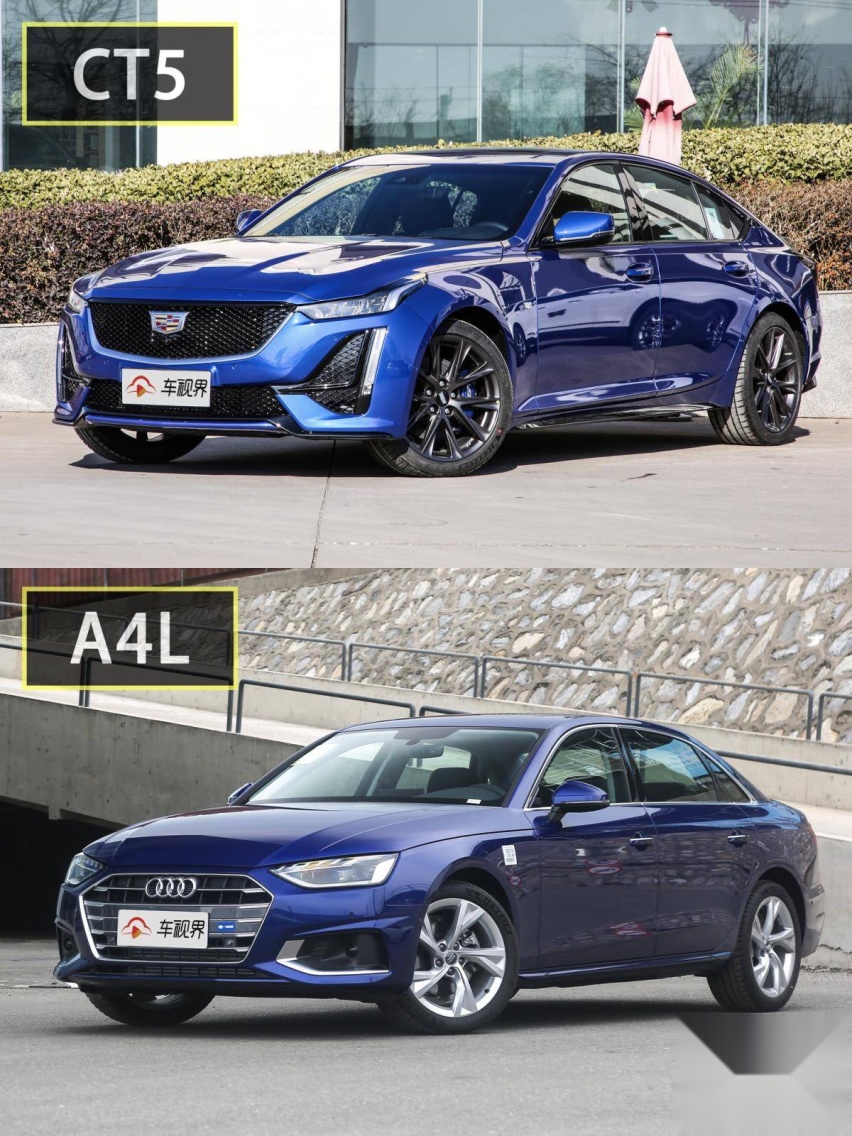 凯迪拉克CT5对比奥迪A4L，这两款畅销中型车到底该怎么选？