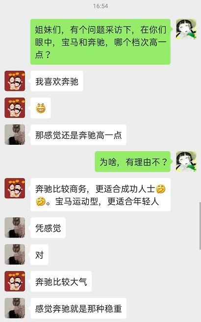 在女人眼中，奔驰和宝马哪个档次更高？宝马完败