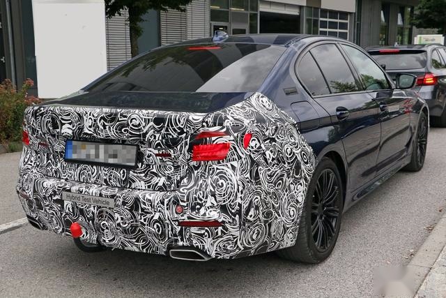 中期改款BMW 5系曝光，等等！这是545e？