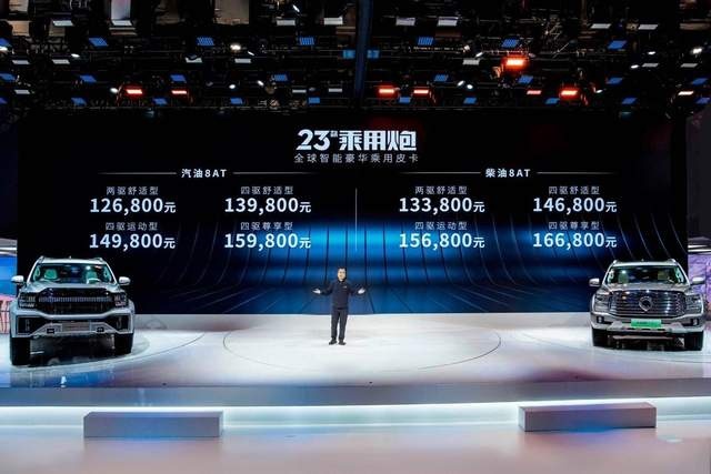 上海车展|新款乘用炮12.68万起上市 长城炮最强皮卡阵容亮相