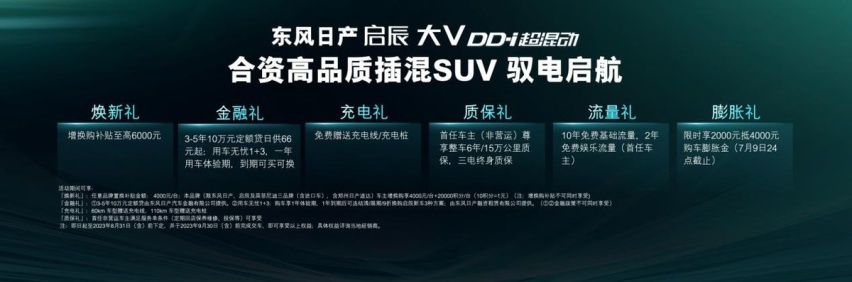 11.89万元起 东风日产新能源启辰大V DD-i超混动上市
