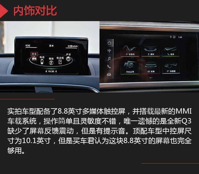 “小胖墩”变“型男” 奥迪Q3新老对比