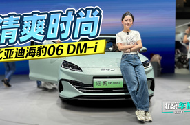 北京车展：清爽时尚 实拍比亚迪海豹06 DM-i