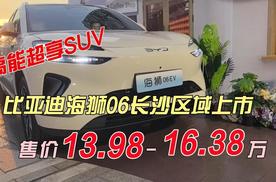 高能超享SUV，比亚迪海狮06长沙区域上市 售价13.98万-16.38万