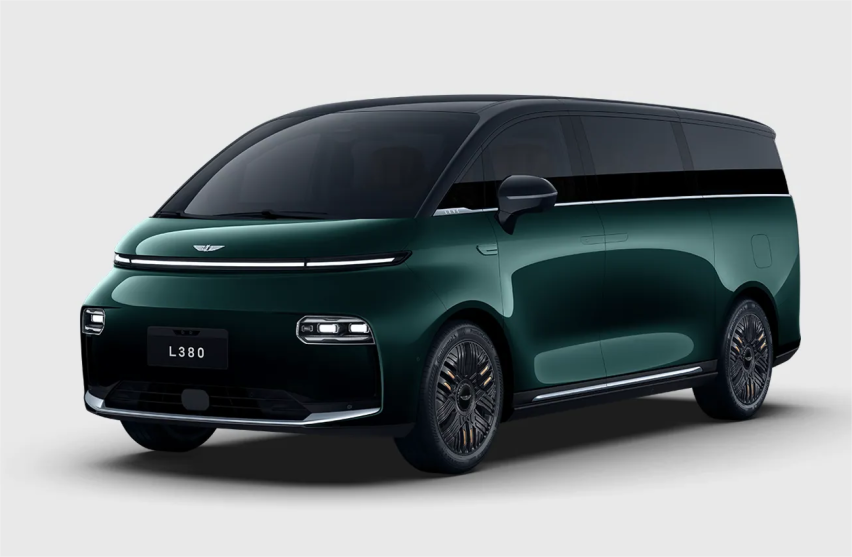 吉利LEVC L380发布了4款车色，车长5米3，提供6/8座可选