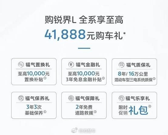 增配！降价！2025款锐界L上市22.68万起