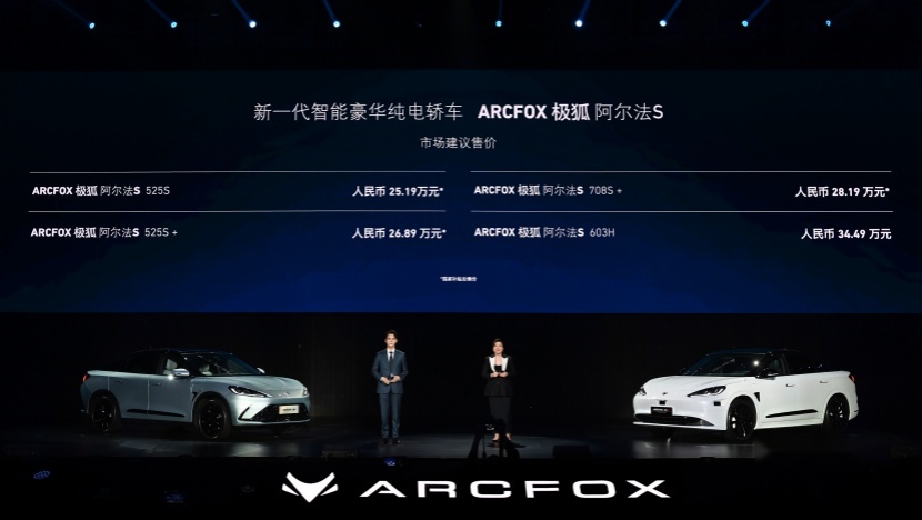 搭载华为自动驾驶，ARCFOX极狐阿尔法S正式上市