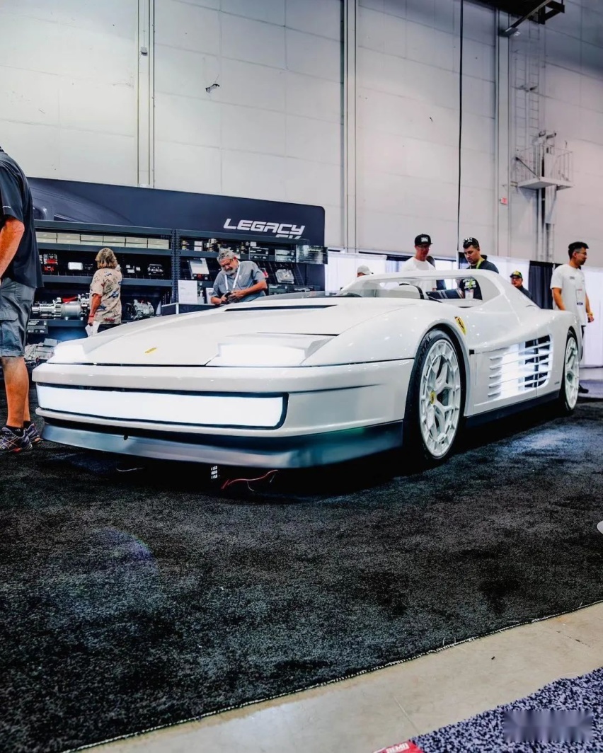 油改电+现代化改装的法拉利Testarossa，让