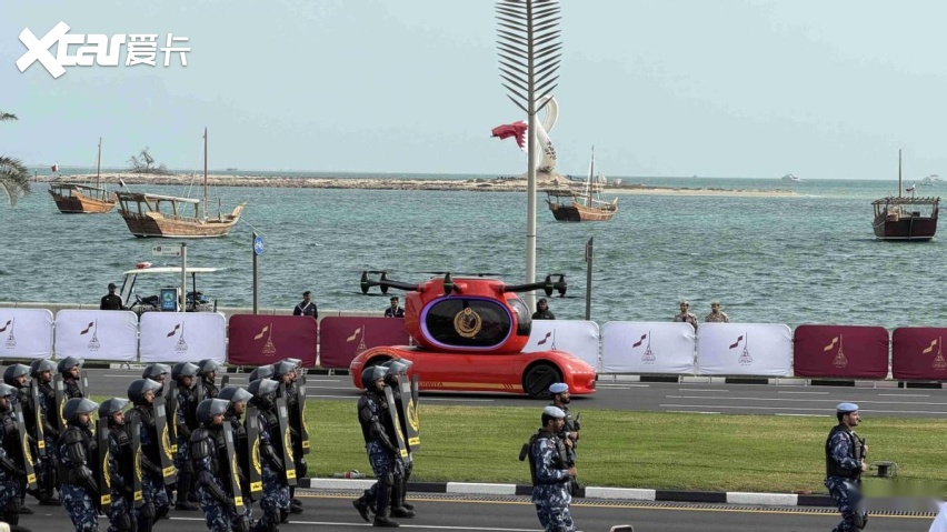 中国智造登陆卡塔尔！广汽高域作为中国飞行汽车品牌代表亮相国庆盛典