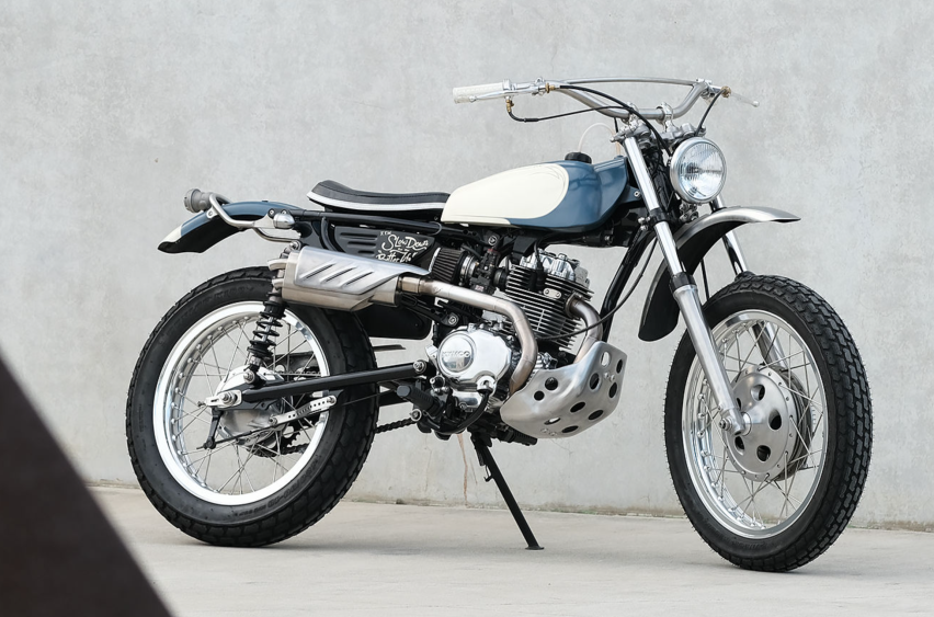 台湾机车改装分享：光阳KTR 150变身Scrambler风格，颇有艺