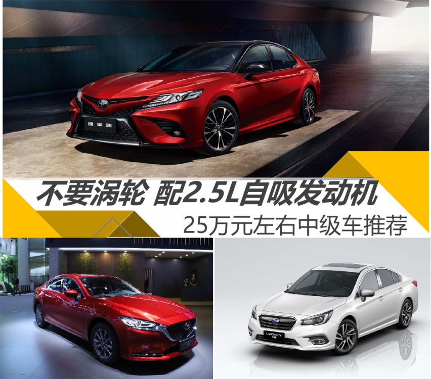 【帮你选车】拒绝涡轮 25万元左右中级车推荐