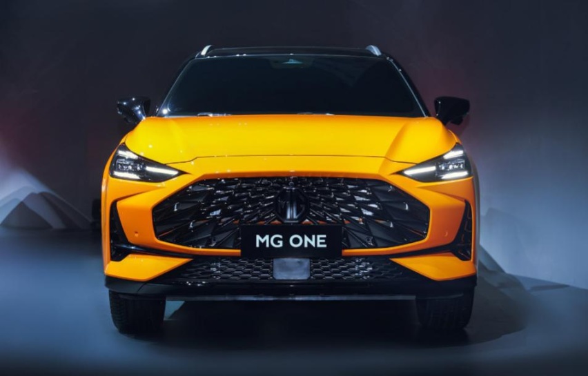 数智重构新物种MG ONE实车亮相，定位智潮科技SUV