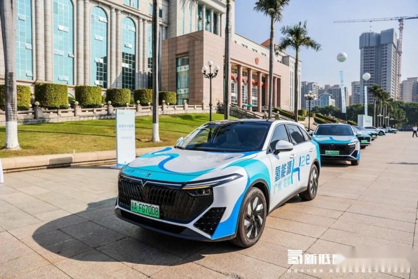 启辰大V 氢境氢能源车广州花都运营启动