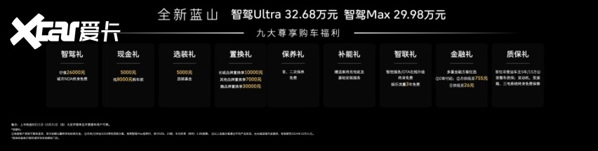 售价29.98万元起 全新蓝山正式上市