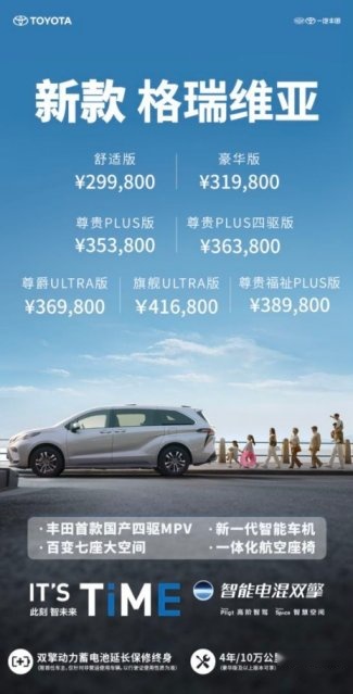 “基本命题”不变，入门不到30万元的新款格瑞维亚上市