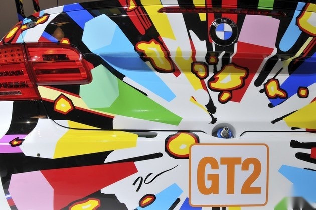上海车展探馆 宝马M3 GT2艺术车亮相