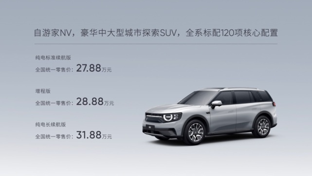 GEMINI双子动力中大型SUV 自游家NV上市 售27.88万元起