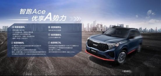 新车上市，售价13.98万元起，起亚新一代智跑Ace开售！