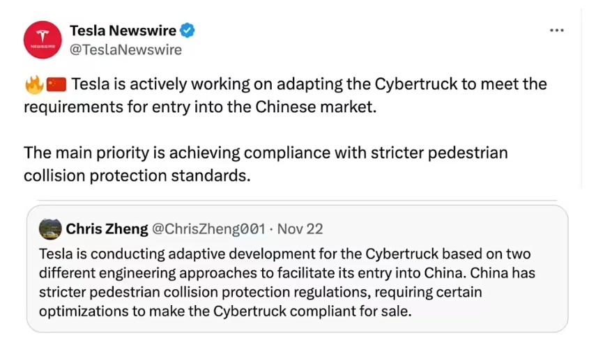曝特斯拉Cybertruck将引进国内市场，车型能否改为乘用车呢？