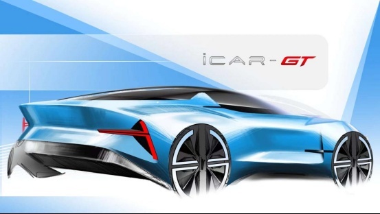 造型时尚前卫，奇瑞iCar GT跑车设计草图发布