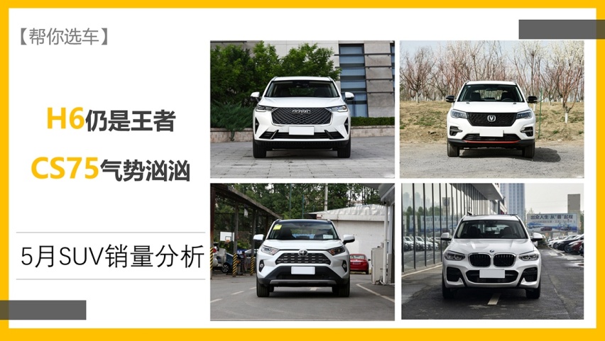 【帮你选车】H6仍是王者 CS75气势汹汹 5月SUV销量分析
