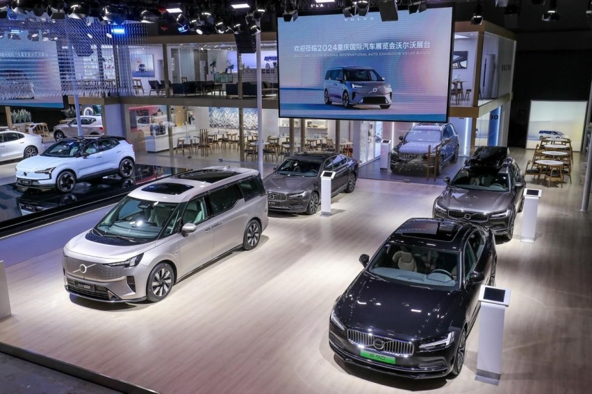2024重庆车展正式启幕 北欧高智感纯电SUV EX30重庆耀目上市