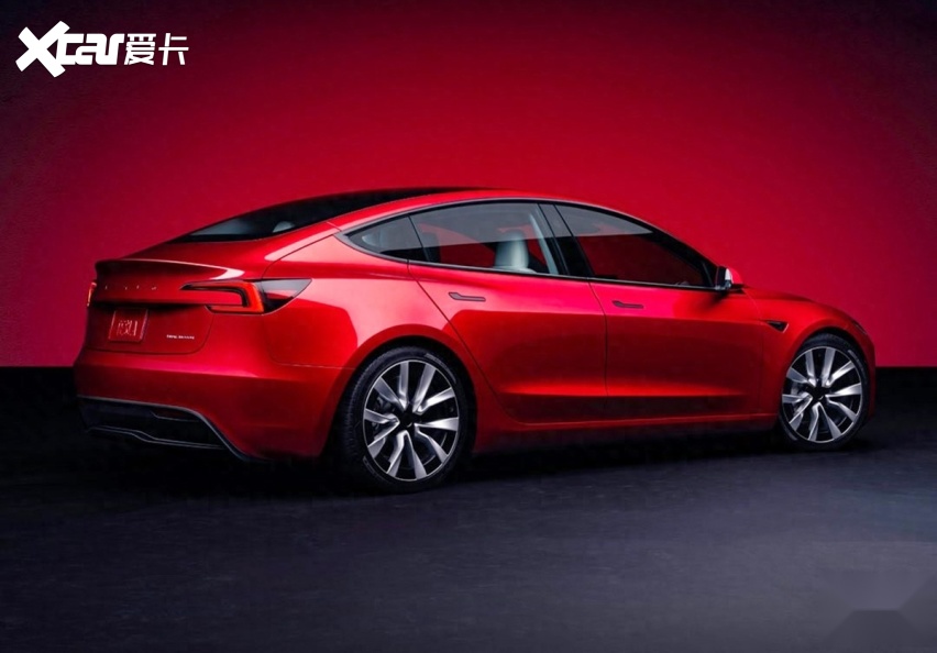 新款特斯拉Model 3上市，换装新前脸、新内饰，续航606km/71