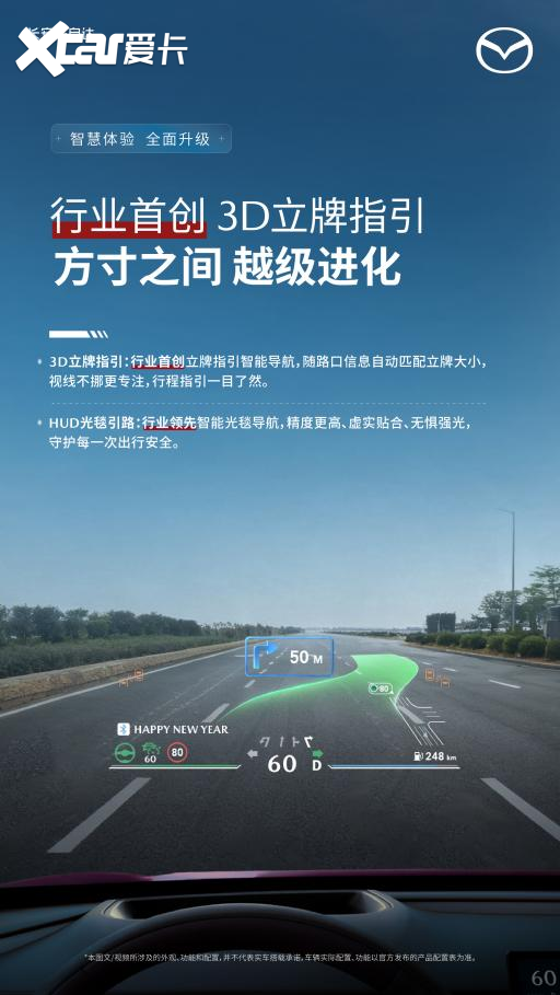 EZ-60首次智能化升级重磅开启 裸眼3D HUD行业首发“3D立牌指