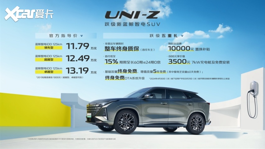 可插混可增程，长安UNI-Z起售价11.79万 颠覆你的混动认知