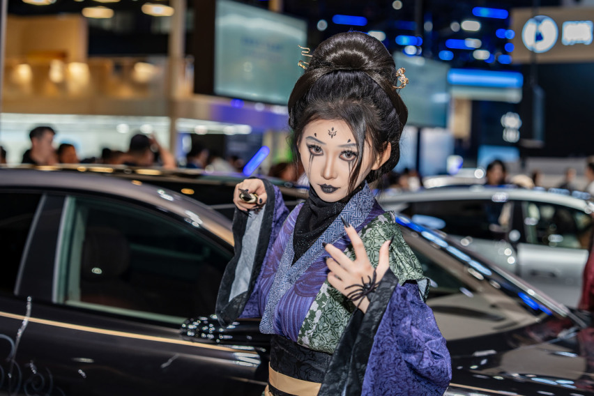 2024广州车展小姐姐大合集！是真男人就坚持到最后一张！