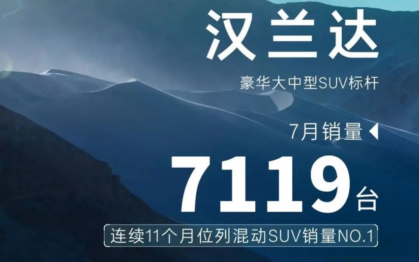 7月销量84000辆，广汽丰田没带来大惊喜，但就是稳