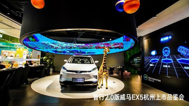 12.98万起售 智行2.0版威马EX5杭州上市