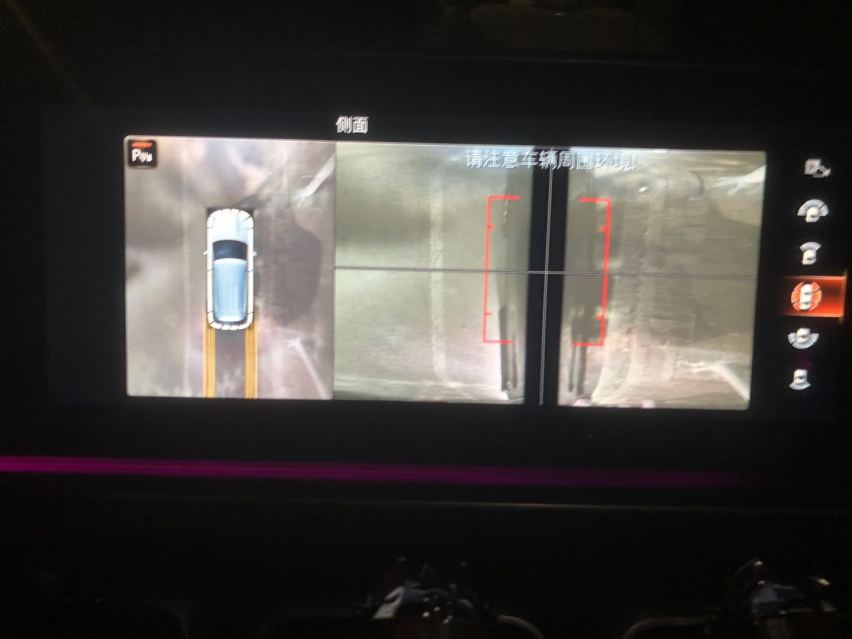2020款奔驰GLE350改装原厂360全景效果