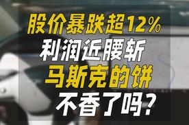 股价暴跌超12%，利润近腰斩，马斯克的饼不香了吗？