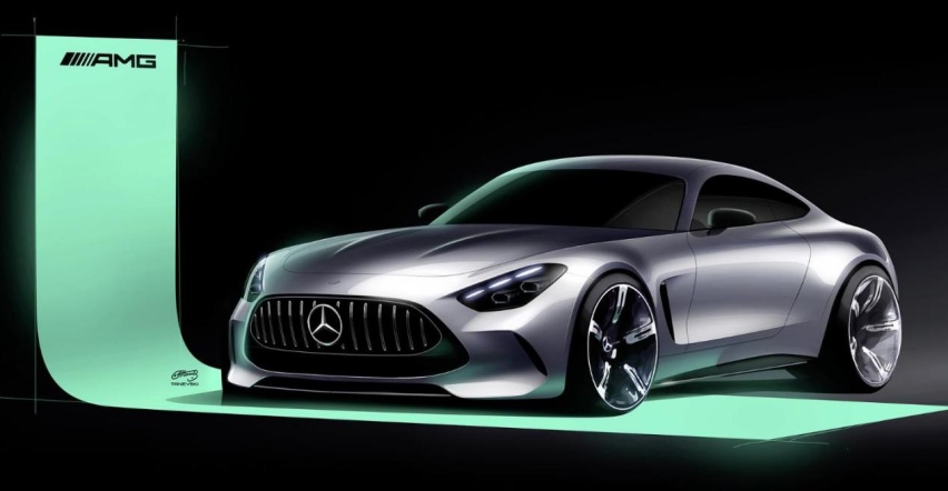 新一代奔驰AMG GT跑车，4.0T V8+9AT，液压防侧倾锻铝悬挂