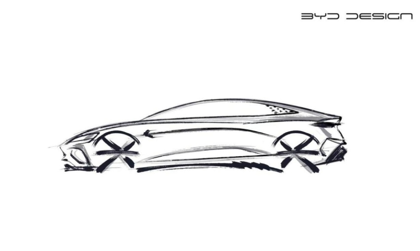 定位B级轿跑，或22万起售，比亚迪海豹要硬钢Model 3？
