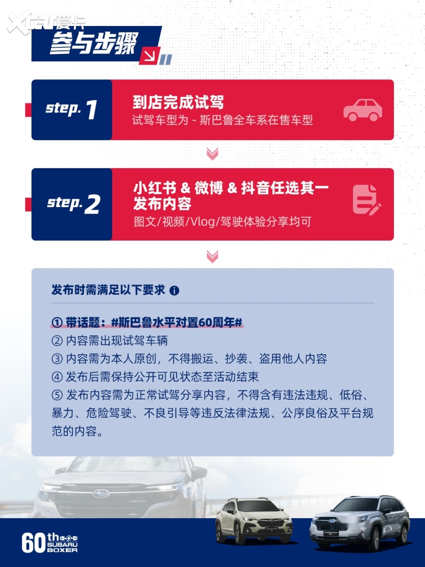 水平对置60周年！斯巴鲁森林人：下一程山海，为你“加点油”