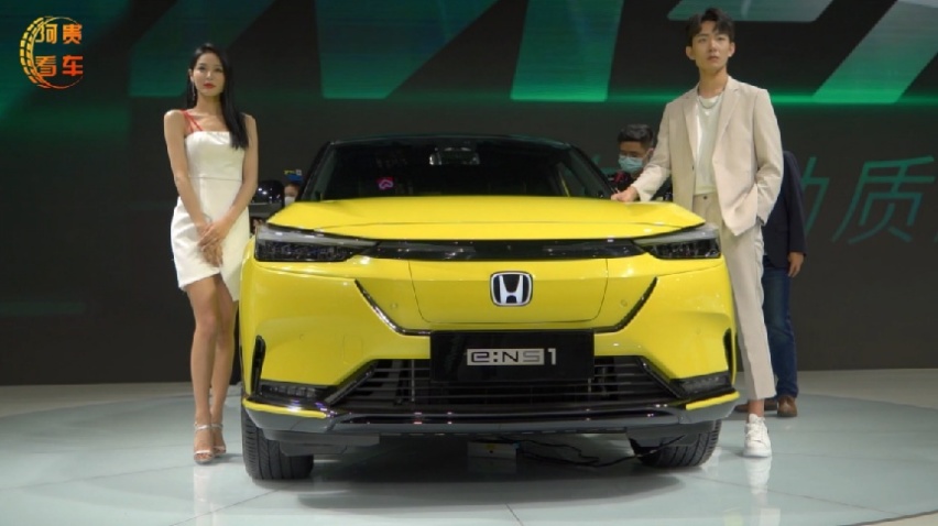 东风本田纯电第一步！e：NS1亮相广州车展，车机堪比新势力？