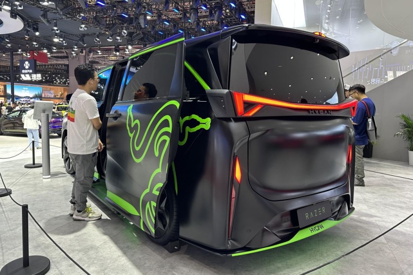 2023上海车展丨与雷蛇合力打造移动电竞堡垒合创V09 Razer亮相