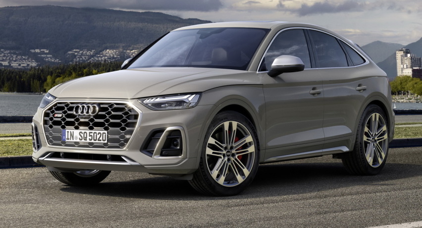 奥迪SQ5 Sportback TDI官图发布，采用轿跑风格